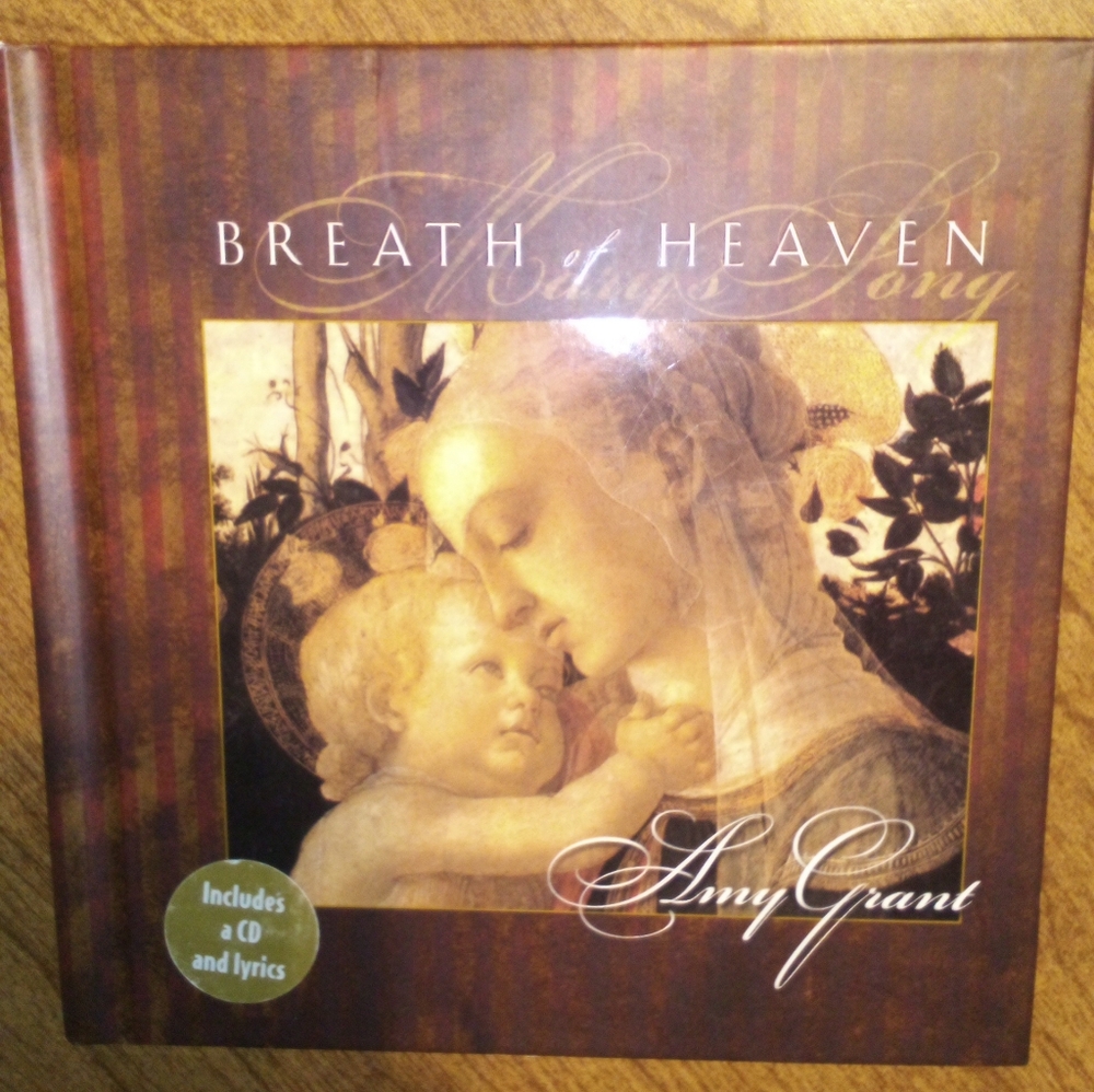 Amy Grant Breath of Heaven Hardcover Book with Mary's Song CD 2001